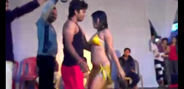  Hot Indian Girl Dancing on Stage